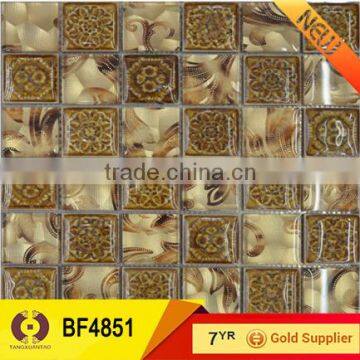 Construction material shaped China tiles mosaic(BF4851)