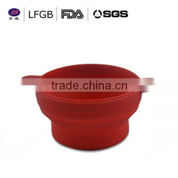 2014 attrive design heat resistant round silicone bowl