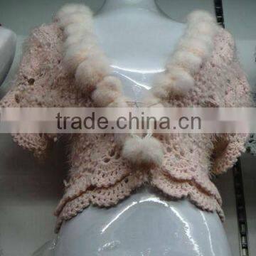 Fashion rabbit hair blouse summer spring collection