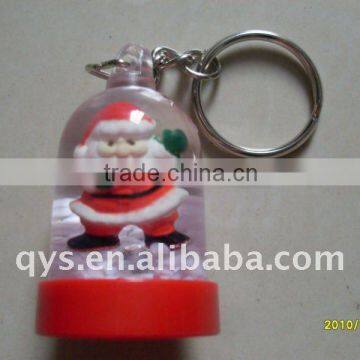 Exquisite Santa Claus water bottle key chain