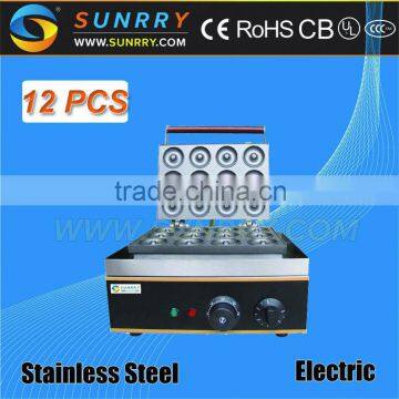 Industrial mini donut machine for 12 PCS per time baked used donut machine (SUNRRY SY-DN33C)