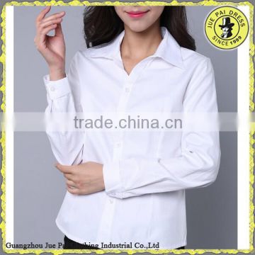 Classic white office ladies shirt