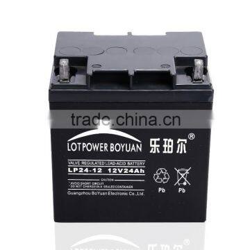 CE ROHS 12v 24ah Battery Rechargeable Emergency Light Batteries photo-2