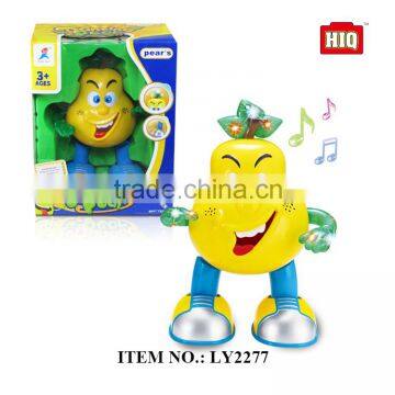 Plastic BO dancing robot toys with music and light,electronic toys