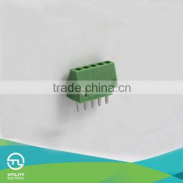 125V 6A 2.54mm Pitch 4-Pin PCB Screw Terminal Block Connector