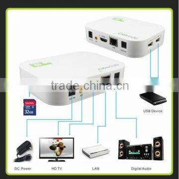 Hot Selling Dual Core Android 4.2 Full hd Media Player 1080p 3D Blue-ray Iptv Box hd Media Player HDMI Input Media Player