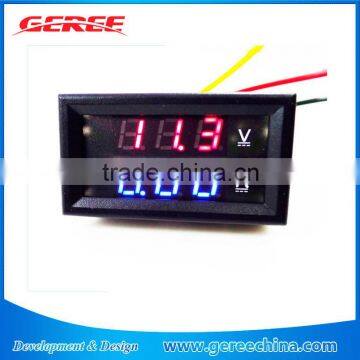 Voltmeter & ammeter DC4.5-30V/5A