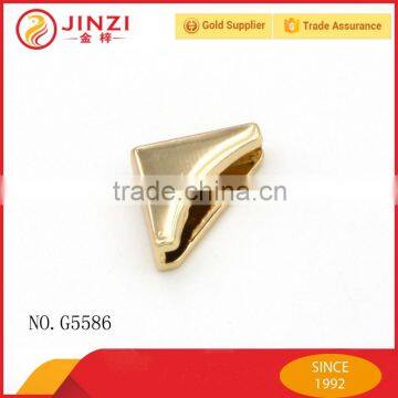 Metal hardware for bag fittings, triangle metal corner protector for handbag