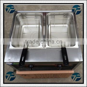 Best Selling Gas Modle Double Basket Frying Machine