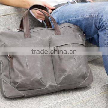 Waterproof Waxed Canvas Bag Waxed Canvas Briefcase photo-2