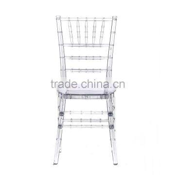 HS-2102 Wholesale Chivari Design Transparent Aluminum Tiffany Wedding Chiavari Chairs photo-2