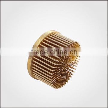 Dongguan supply high density aluminum pin heatsink ,cold forged radiators