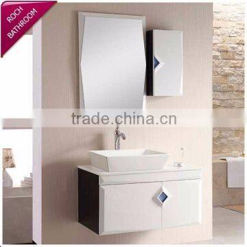 ROCH 2002 Best Price Mirror Cabinet High Light Varnish Bathroom Cabinet