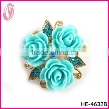 Korean Accessories Rhinestone Flower Brooch for Wedding Dress