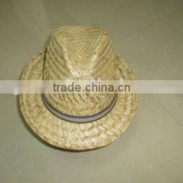 hollow straw hat