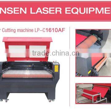 Automatic best price DIY CO2 laser garment fabric textile cutting machinery