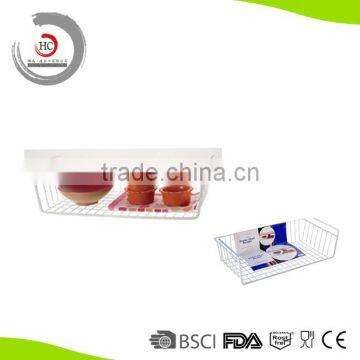 Multifunction Iron Flooding Plastic Kitchen Shelf Basket