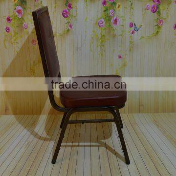 2016 Good Quality Metal Leather Restaurant Dinning Chair for Hotel photo-2