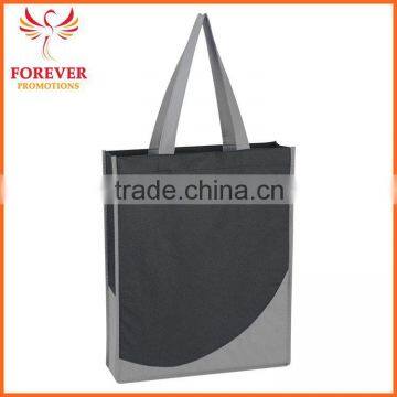 Promotional Non-woven Tote Shopper Bag With Accent Trim and Handles photo-2