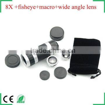 Universal 8x Optical Zoom Telescope Camera Lens for Mobile Phone