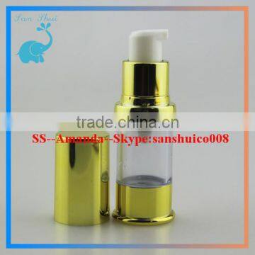 Cheap cosmetic airless spray bottles Personal care bottle airless serum bottle