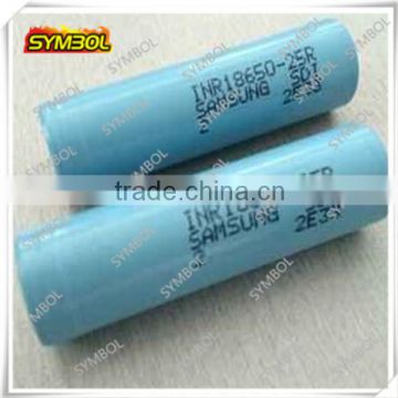 New stock imr battery ICR 18650 2500mAh flat top 30a 18650 rechargeable mod battery