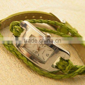 leather watches lady cord bracelet rope watch band