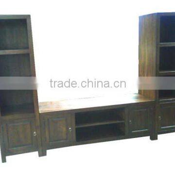 Split Merapi LCD TV Cabinet 4 Panel Doors