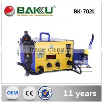 2016 Favourable Price 2 in 1 BAKU New Design BK702L Lead free hot air desoldering SMD Rework Station                        
                                                Quality Choice