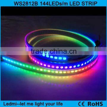 144 Led Strip Ws2812 Ws2812b Black/white Pcb Smart Rgb Led Pixel Strip Quality Choice
