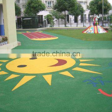 Outdoor EPDM playground, EPDM Rubber flooring, water and heat resistance EPDM Rubber Granules-FN-A-16072701