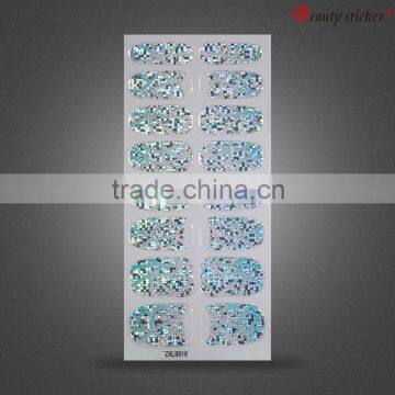 Fashion Laser Design Gradient Nail Sticker Nail Art Products Nail Wraps