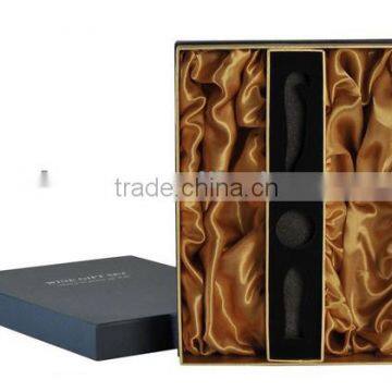 wine box with custom design printing,Cardboard folding paper wine packaging