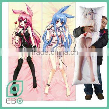 Anime hug pillow hot girl body pillow custom design kuro usagi wholesale