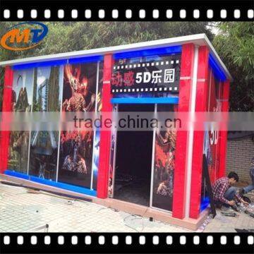 Fantastic 5D Cinema Including the Outside Cabin/box/amazing High Technology Blue 5d Cinema