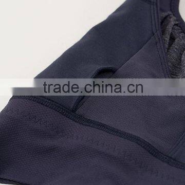 2015 New Style Cotton Spandex Loose Lady Plain Gym Tank Tops photo-5