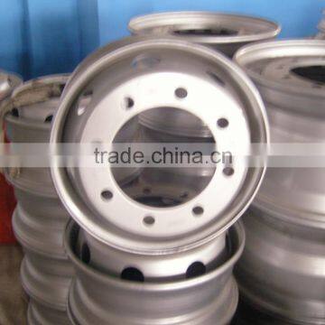 Tubeless truck steel wheel rim for tyre 9R17.5