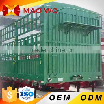 New China manufacture 40 ton 3 axle cargo box semi trailer for sale