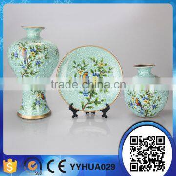 Hot Sale Hotel And Home High quality Resin Flower Vase Painting Designs For Decoration