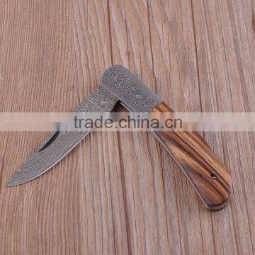 Folding blade  knife damascus steel blade pocket knife Outdoor Tools camping knife