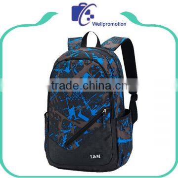 Customized Boys School Backpack Bag / Polyester Backpacks With Custom Logo Supplier's Choice photo-2