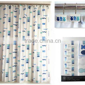 Factory Can Supply Directly Lovely Shower Curtain Waterproof;hand Crafted Shower Curtain photo-3