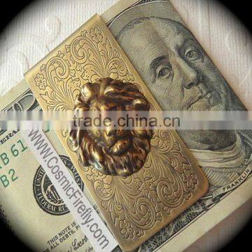 wholesale metal money clip printed/engraved vintage image