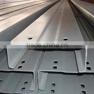 China supplier C roof truss purlin / light weight c steel purlin