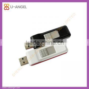 Best quality plastic usb flash drive 2gb usb pen drive 2.0 sliding usb pen drive