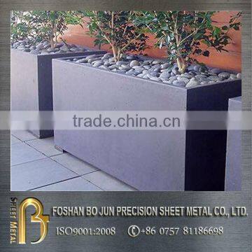 flower planter customized green plant suitable steel flowerpot made in China