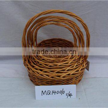 Egg Gathering Chicken Wire & Wicker Basket