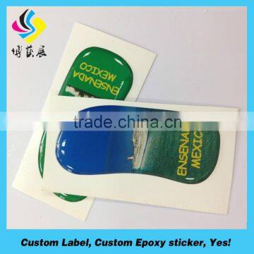 Wholesale best price epoxy sticker mobile phone led flash sticker crystal sticker label