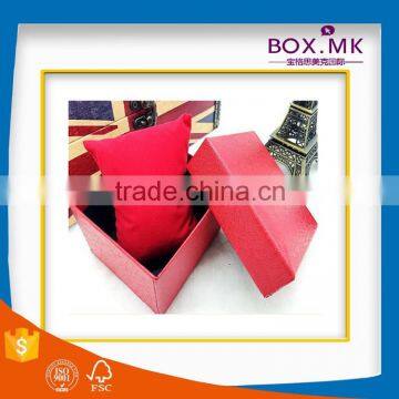 New Style Wholesale High Quality Fashionable Cheap Square White Watch Paper Box photo-2