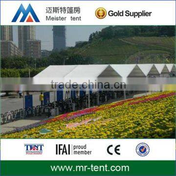 huge trade show tent with durable frame